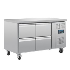 Table réfrigérée GN 11 ventilée 4 tiroirs Polar [da547]