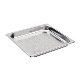 Bac inox perforé GN 23 Gastro M profondeur 65mm [da746]