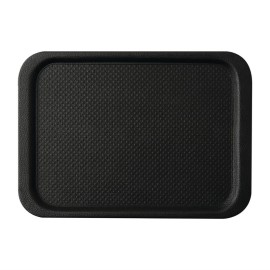 Plateau antidérapant Roltex Blackline rond 490 x 340mm noir [da774]