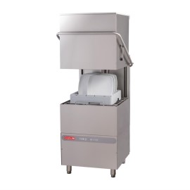 Lave-vaisselle à capot Maestro Gastro M  50x50 400V avec pompe de rinçage péristaltique et doseur détergent [dk359]