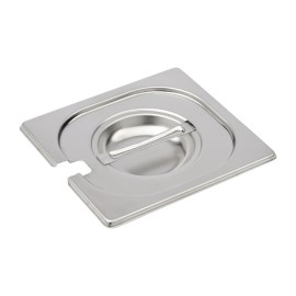 Couvercle inox avec encoche GN 16 Gastro M [dr493]