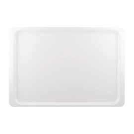 Plateau de service en polyester Roltex Euronorme 530 x 370mm blanc [dr857]