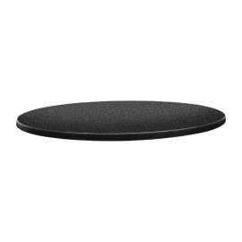 Plateau de table rond Topalit Classic Line 80cm anthracite [dr897]