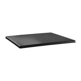 Plateau de table rectangulaire Topalit Classic Line 120x80cm anthracite [dr902]