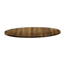 Plateau de table rond Topalit Classic Line 60cm atacama cherry [dr927]