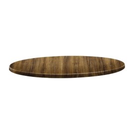 Plateau de table rond Topalit Classic Line 70cm atacama cherry [dr928]