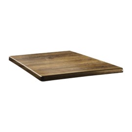 Plateau de table carré Topalit Classic Line 70x70cm atacama cherry [dr931]