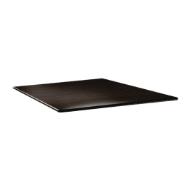 Plateau de table carré Topalit Smartline 80x80cm wengé [dr978]