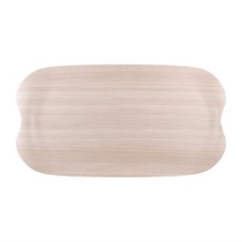 Plateau de service Roltex Wave 43x23cm bois clair veiné [ds021]