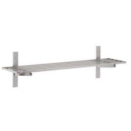 Etagère murale ajourée inox Gastro M 20x2000x400mm [ds452]