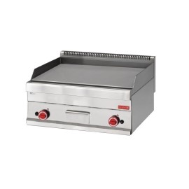 Fry-top gaz Gastro M 650 avec plaque lisse chromée 6570FTG-CR [gn060]