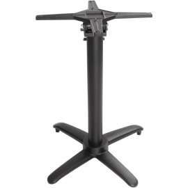 Pied de table basculant en aluminium noir Bolero [gp773]