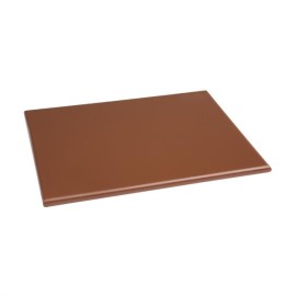 Planche à découper haute densité Hygiplas marron