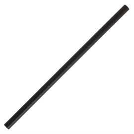 Pailles agitateurs en papier compostables Fiesta Green noires