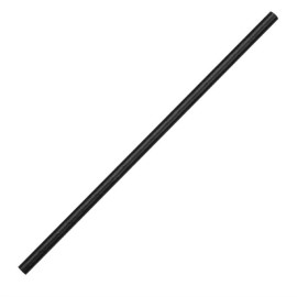 Pailles en papier compostables Fiesta Green noires