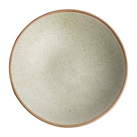 Assiettes creuses beige moucheté Olympia Canvas 20 cm 