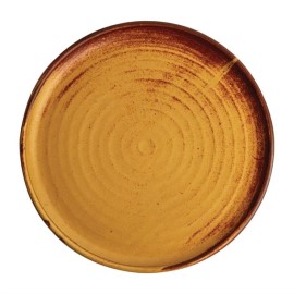 Assiettes plates terre de sienne Olympia Canvas 26,5 cm 