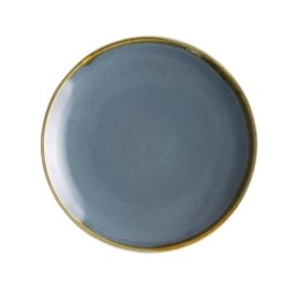 Assiettes plates rondes couleur océan Kiln Olympia 178mm lot de 6 