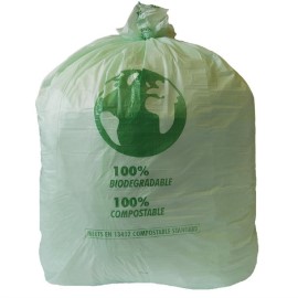 Grands sacs poubelle compostables Jantex 90L