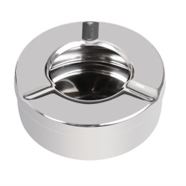 Cendrier inox anti-vent Olympia 90mm x 6