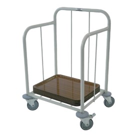Chariot porte-plateaux en acier Craven pour 100 plateaux