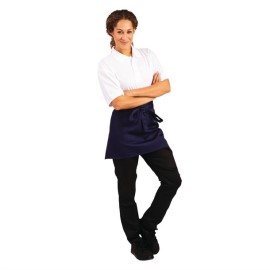 Tablier serveur court Whites bleu marine