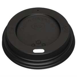 Couvercles noirs pour gobelets 225ml Fiesta (lot de 1000)