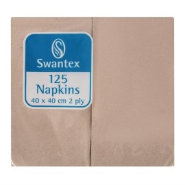 Serviettes kraft compostables pré-pliées 400mm (lot de 2000)