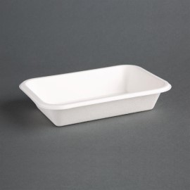 Barquettes en bagasse compostables Fiesta Green 18 cm (x50)