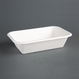 Barquettes en bagasse compostables Fiesta Green 21,5 cm (x50)