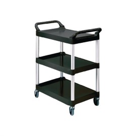 Chariot utilitaire compact noir Rubbermaid