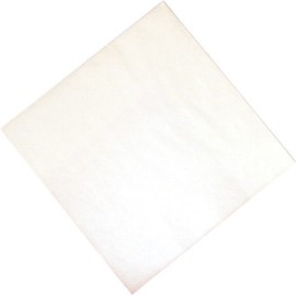 Stevige tissueservet 3-laags, 40cm, wit, per 1000st