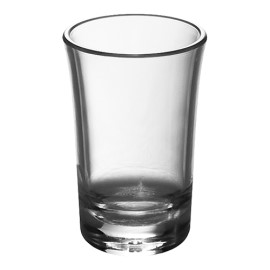 Polycarbonaat borrelglas 3cl Ø3,8cm H=6,3cm